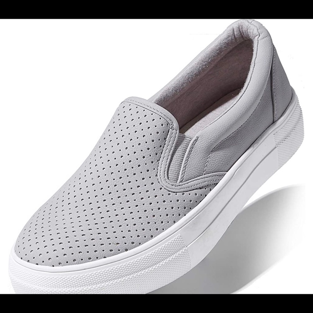 Women’s flat memory foam slip ons
